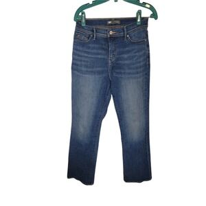Levi's 512  Perfectly Slimming‎ Womens Stretch Denim Blue Jeans Bootcut 27x32